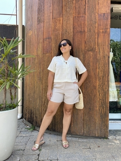 SHORT ALFAIATARIA COM BOLSOS - Camila Raidan