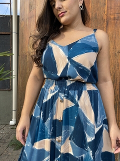 CONJUNTO REGATA E SAUA LONGA ESTAMPADA VISCOSE - loja online