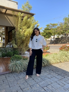 CONJUNTO DUO BLUSA OFF E CALÇA PANTALONA MALHA COMFY - Camila Raidan