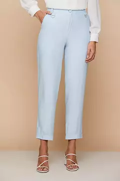 CALÇA ALFAIATARIA RETA CANDY COLOR MENTA - comprar online