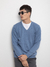 Sweater Escote V Light Blue en internet