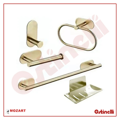 MOZART SET ACCESORIO 5 PZS LONDON DORADO