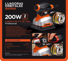 LIJADORA ORBITAL BLACK DECKER - comprar online