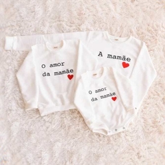 BLUSA EM MOLETOM PARA A MAMÃE na internet