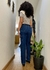 Calça Wide Leg Cargo Jeans Azul - loja online