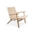 Poltrona CH 25 Lounge Rattan