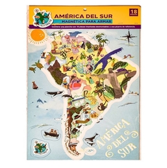 Mapa América del Sur magnético - comprar online