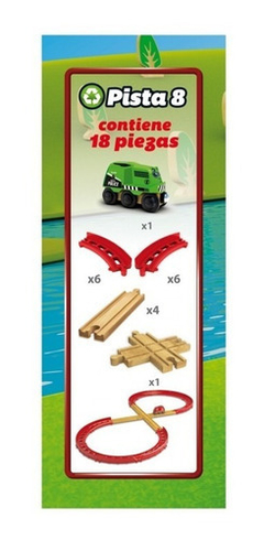 PISTA TRENCITY KIT AVANZADO 18pz - TOY HAUS