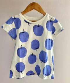 REMERA MANZANAS AZULES - comprar online