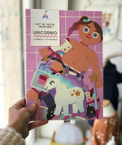 SET VESTIR IMANTADO- UNICORNIO