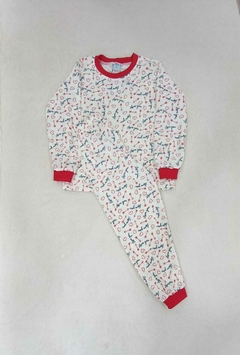 Imagem do Pijama comprido infantil malha T-02 a T-06 (menina - estampas variadas)