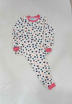 Pijama comprido infantil malha T-12 (menina - estampas variadas)