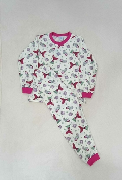 Pijama comprido infantil malha T-02 a T-06 (menina - estampas variadas) - comprar online
