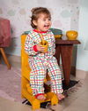 Pijama comprido malha bebê P ao GG (menina - estampas variadas)