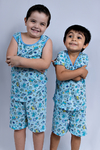 Pijama Curto Infantil T-08 ao T-12 (estampas variadas)