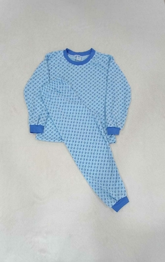 Pijama comprido infantil malha T-02 a T-06 (menino - estampas variadas) - loja online