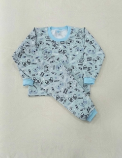 Pijama flanelado infantil T-02 a T-06 (menino - estampas variadas) - loja online