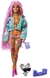 Barbie extra Doll con trenzas rosa y mascota - Original Mattel - comprar online
