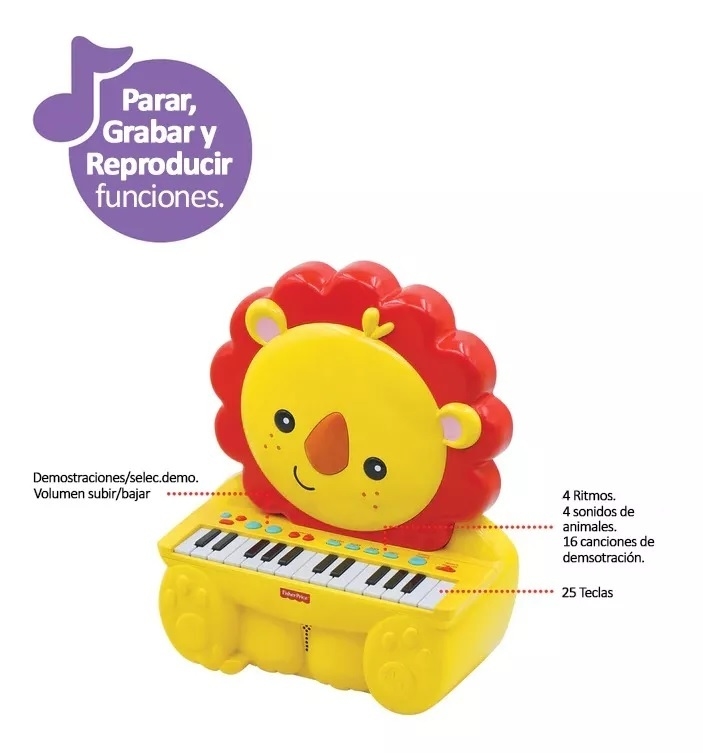 Fisher price store mini lion piano