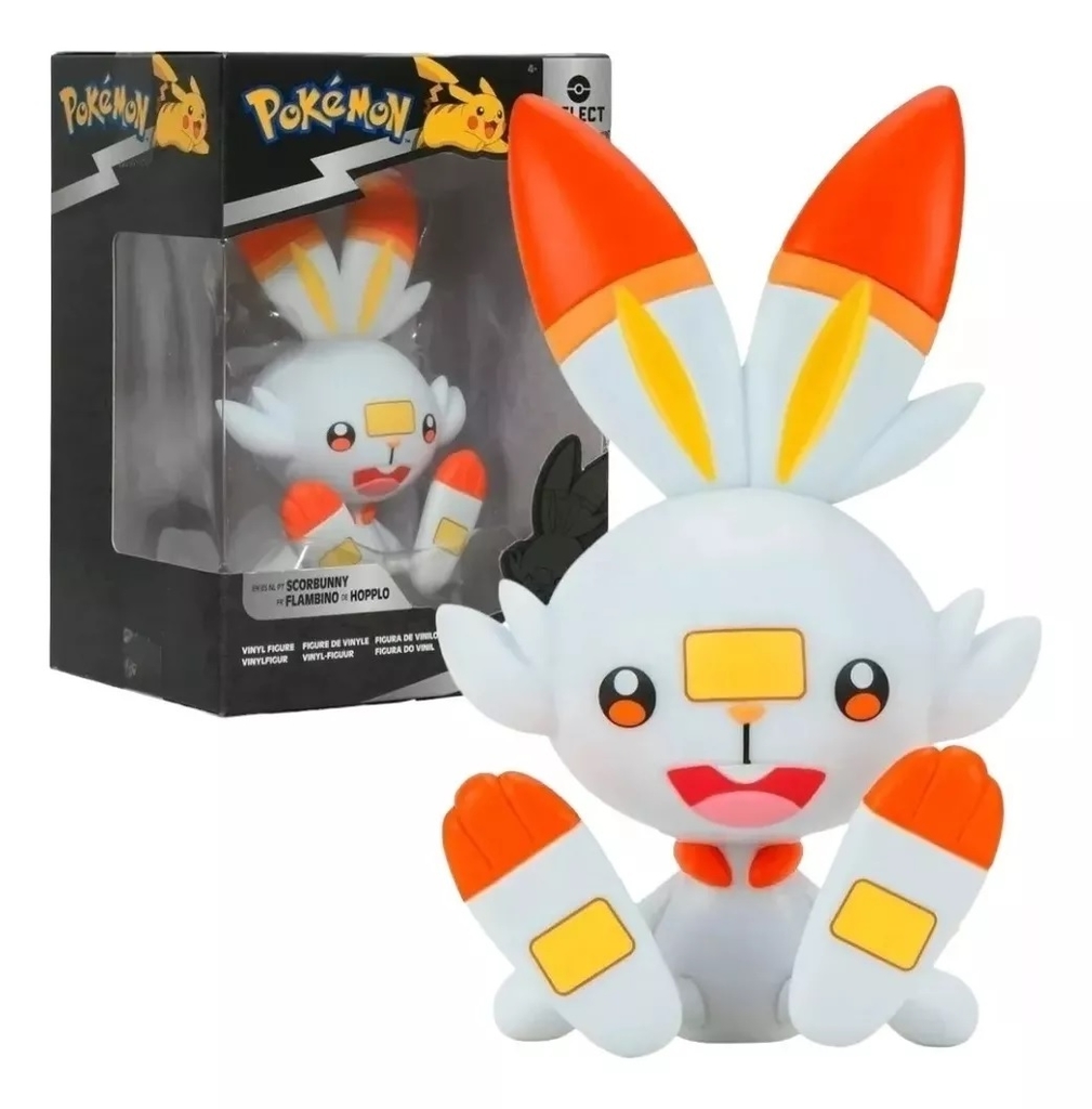 Jazwares Pokémon figurine vinyle Select Flambino 10 cm