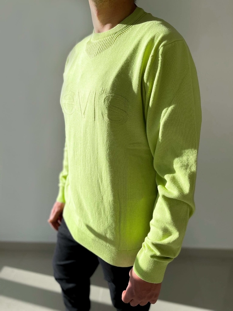 Champion neon hotsell green sweater