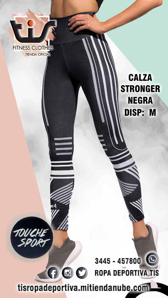 Calzas deportivas touche hot sale