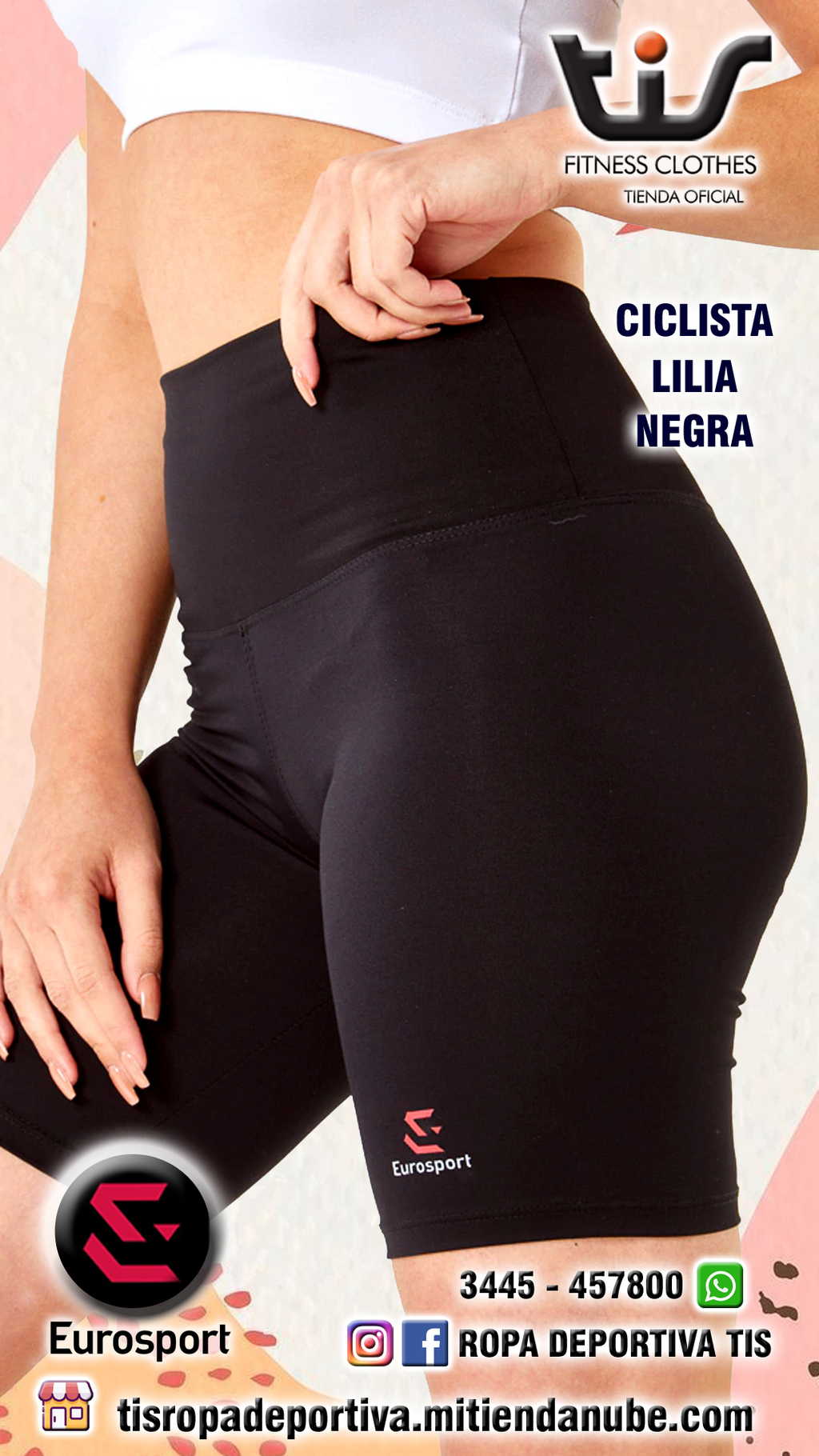 Ciclista Lilia Negra EUROSPORT 17019