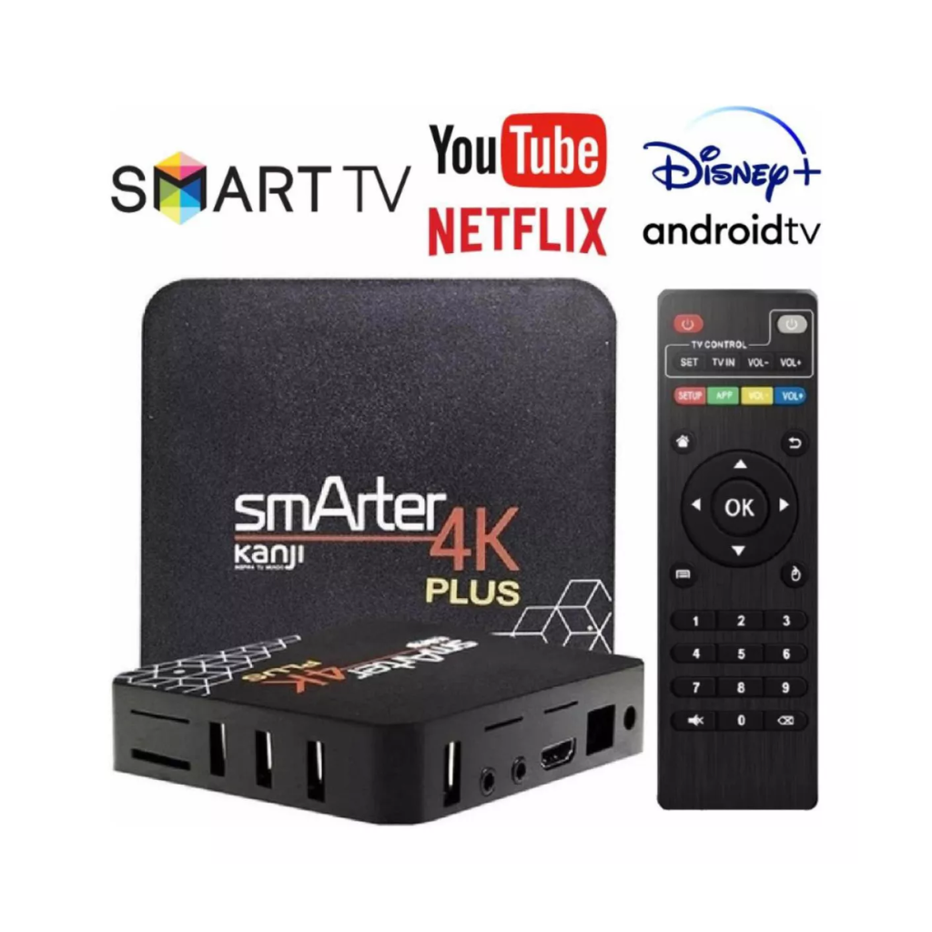 Convertidor Smart TV Box 16Gb/2Gb Smarter 4k Plus Kanji (06358)