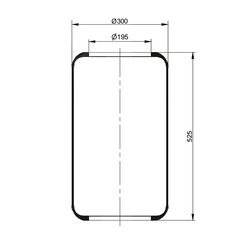 Fuelle Suspensi?n Neum?tica Para 3er Eje. 32-195-525 2540 - comprar online