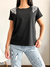 Remera Plumas Plata - comprar online