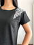 Remera Plumas Plata