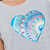 Remera Corazón Turquesa