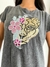 Remera Batic Tigre Flower en internet