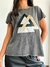 Remera Batic Triple Triangulo gold