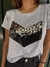 Remera Flechas Print Silver