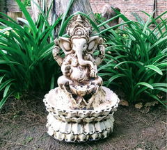 Ganesha Fuente De Agua Con Bomba Y Luz Incluidas - comprar online