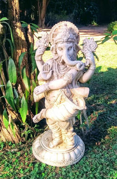 Ganesha Grande De Resina Jardin Exterior Decoracion Estatua 60 CM - comprar online