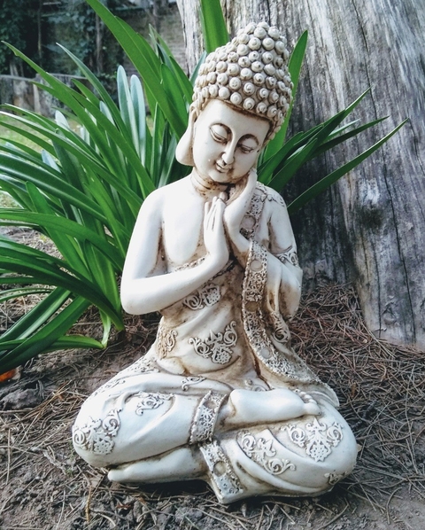 Buda De Resina Apto Exterior Jardin Decoracion Estatua Adorn