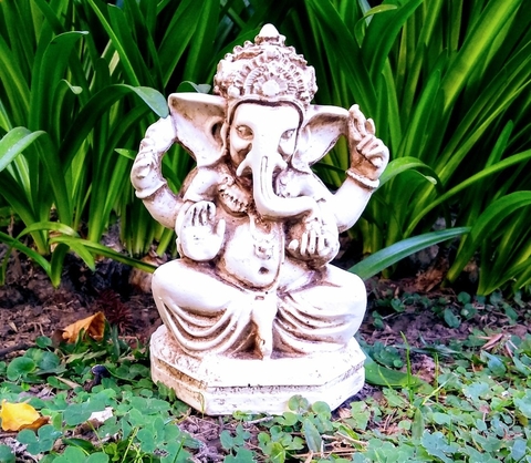 Ganesha De Resina Apto Exterior Jardin Decoracion Estatuas