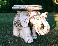 Mesa Elefante Hindu Resina Estatua Decoracion Jardin 43 Cm en internet