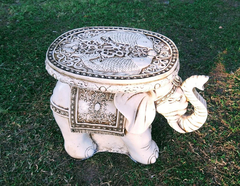 Mesa Elefante Hindu Resina Estatua Decoracion Jardin 43 Cm - Artesanias Paradise Home & Deco