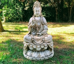 Imagen de Kuan Yin Grande 62 Cm Estatua De Resina Jardin Exterior