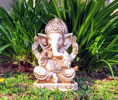 Ganesha De Resina Apto Exterior Jardin Decoracion Estatuas