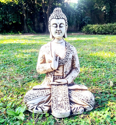 Buda De Resina Apto Exterior Jardin Decoracion Estatua Adorn - comprar online