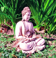 Buda De Resina Apto Exterior Jardin Decoracion Estatua Adorn - comprar online