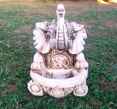 Imagen de Bebedero De Aves Elefante De Resina Jardin Estatua Hindu 28 Cm