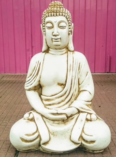 Buda grande gigante de resina exterior jardin decoracion mudra dhyana