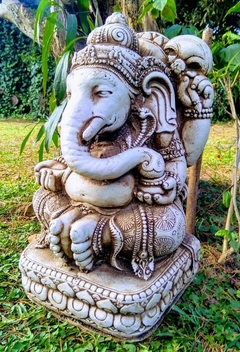 Ganesha Grande De Resina Jardin Exterior Decoracion - tienda online