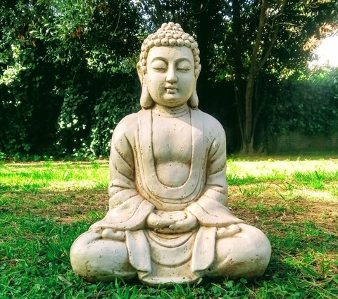 Buda De Resina Exterior Jardin Decoracion Estatua