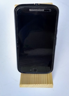 Soporte Apoya Celular Tablet De Madera - comprar online